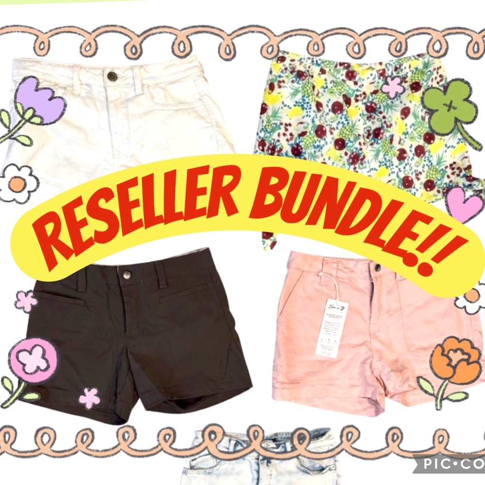 Women’s Shorts Bundle Athleta AE Seven7 Lily Brown Summer Lot S/M NWT